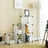 6-Cube Storage Organizer - Plastic - White - Interlocking Design