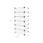 6-Cube Storage Organizer - Plastic - White - Interlocking Design