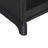 Storage Unit - Metal - Black - 6 Cubes with 3 Storage Boxes