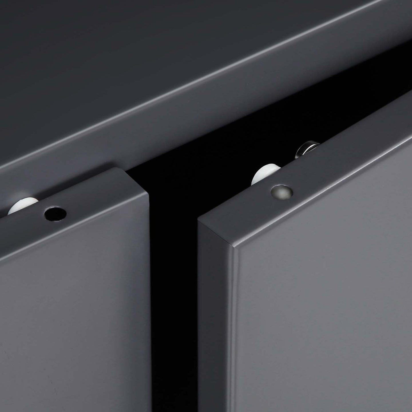 Storage Cabinet - Metal - Grey - 6 Doors