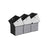 Foldable Storage Boxes - Fabric - White, Grey, and Black - Multi-Functional Toy Organizer