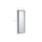 Jewelry Armoire - Wood - Grey - Lockable Wall-Mounted with Mirror and 6 LEDs