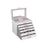 Jewellery Box - Wood - White - 6 Layers with 5 Drawers