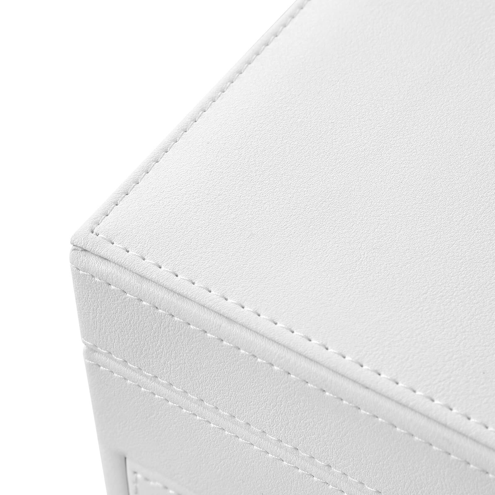 Jewellery Box - Wood - White - 6 Layers with 5 Drawers