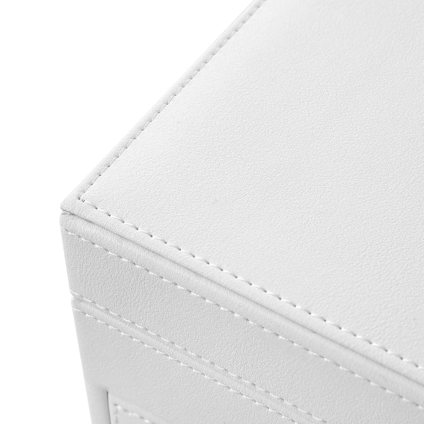 Jewellery Box - Wood - White - 6 Layers with 5 Drawers