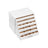 6-Layer Wooden Jewellery Box - White - Organiser for Necklaces