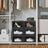 Shoe Box - Plastic - Clear - Stackable and Easy to Assemble (Set of 6)
