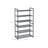 6 Tier Shoe Rack - Metal - Smoky Grey - Stackable Storage for 18-24 Pairs of Shoes