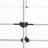 Cube Organizer - 6 Tiers with Dividers - Plastic - White
