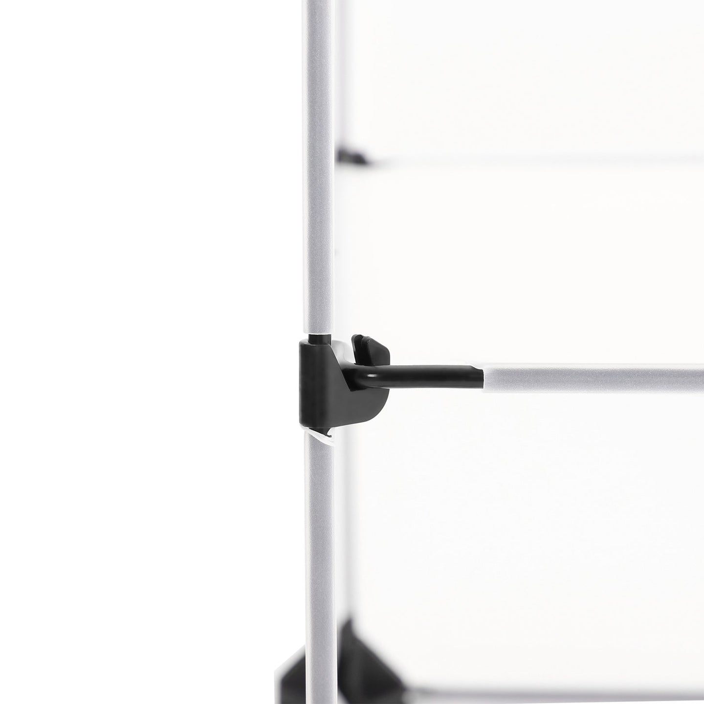 Cube Organizer - 6 Tiers with Dividers - Plastic - White