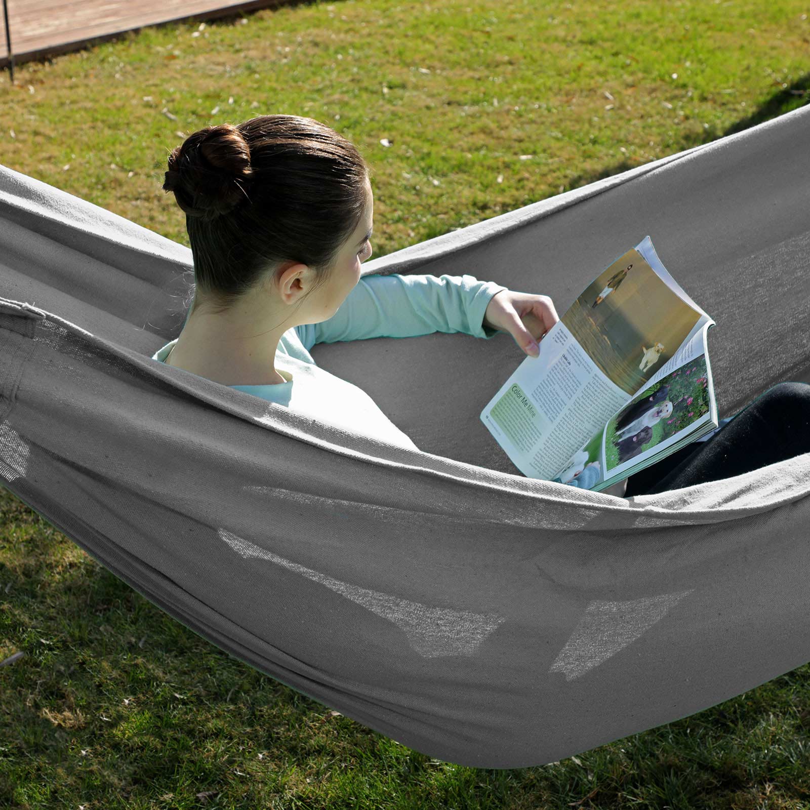 Hammock - Cotton - Multicolor - Portable