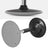 Ergonomic Wobble Stool - Metal - Black - 360° Swivel
