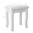 Dressing Stool - White - Rubberwood