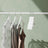 Coat Hangers - Wood - White and Silver - Set of 20 with Shoulder Notches and Anti-Slip Trousers Bar