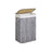 Laundry Hamper - Bamboo - Distressed Grey - 72L Capacity