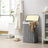 Laundry Hamper - Bamboo - Distressed Grey - 72L Capacity