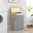 Laundry Hamper - Bamboo - Distressed Grey - 72L Capacity