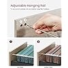 Mobile Office File Cabinet - Steel - Rustic Brown and Black - Rolling with Open Compartment