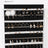 Jewelry Armoire - MDF - White - Lockable with Bevel Edge Mirror and 8 LEDs