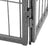 8 Panel Pet Playpen - Heavy Duty Metal - Black - Foldable and Playpen Design