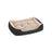 Dog Bed - Fabric - Black - Reversible Cushion 80x65x20 cm