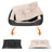 Dog Bed - Fabric - Black - Reversible Cushion 80x65x20 cm