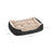 Dog Bed - Fabric - Black - Reversible Cushion 80x65x20 cm