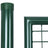 Garden Gate - Galvanized Steel - Green - Sturdy