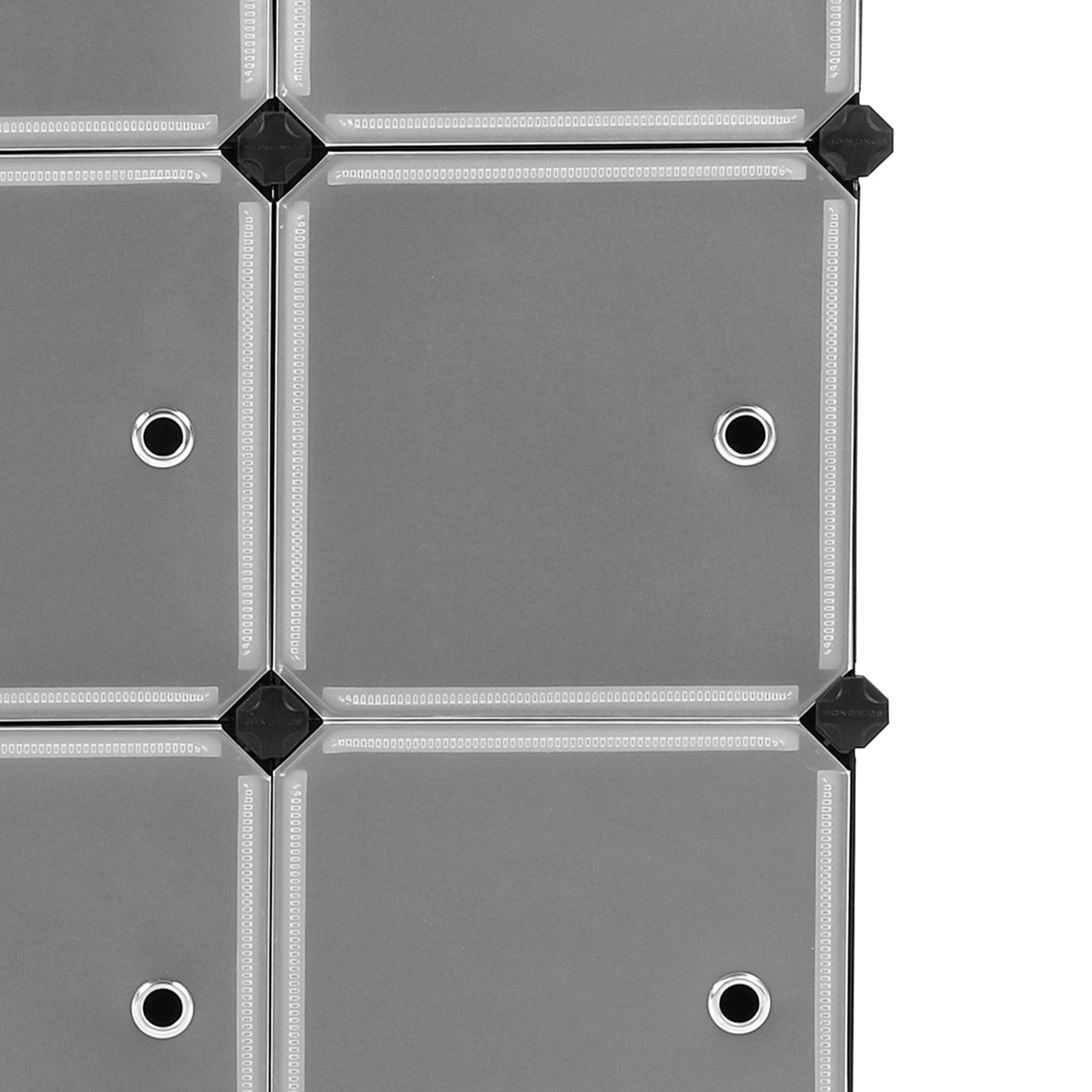 9 Cube Storage Organizer - Quality Plastic - White