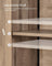 Freestanding Storage Cabinet - Engineered Wood - Rustic Brown and Black - Multifunctional with Adjustable Shelf