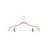 Adjustable Pants Hangers - Velvet - Grey - 12 Pieces with Clips and Non-Slip Design
