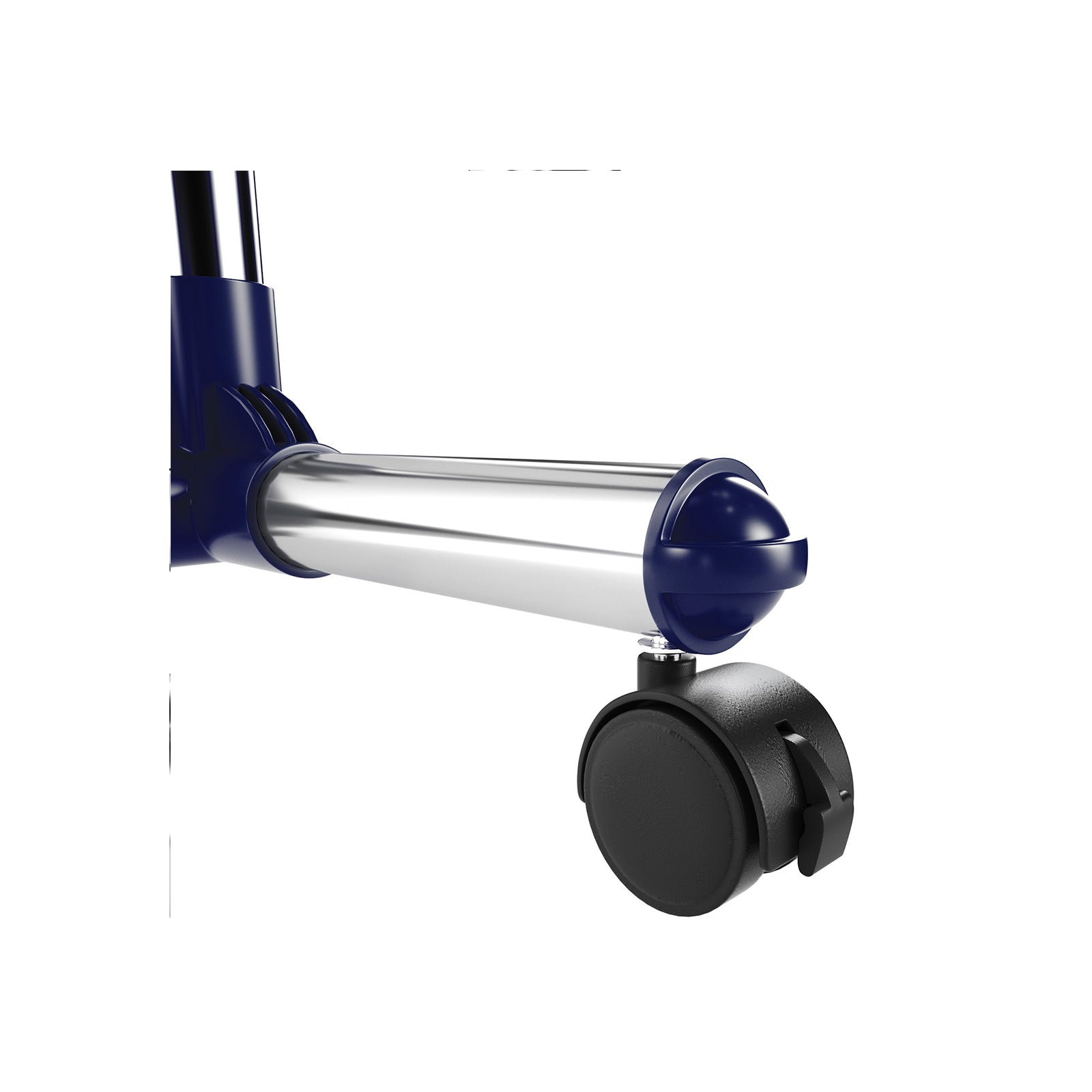 Adjustable Garment Rack - Stainless Steel - Grey - With Wheels and Additional Coat Hook