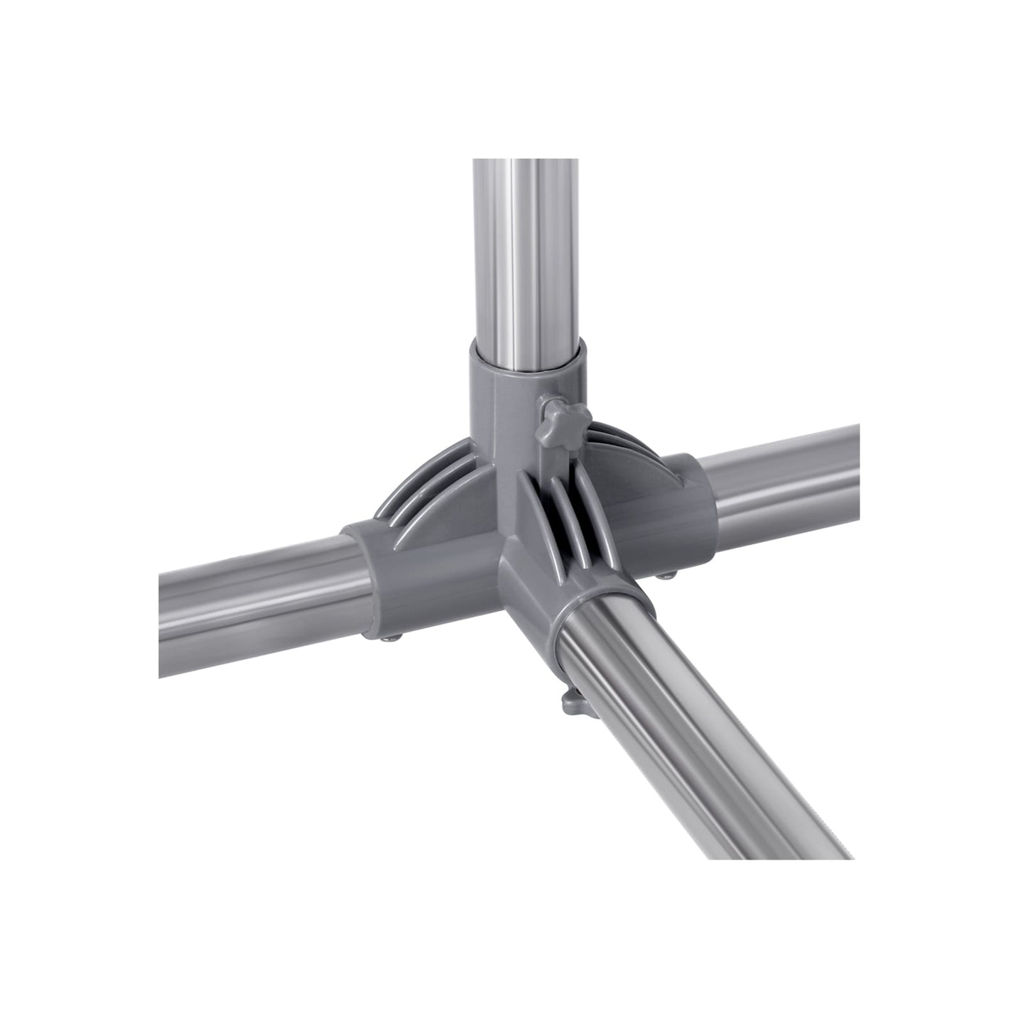 Adjustable Garment Rack - Stainless Steel - Metallic