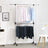 Adjustable Garment Rack - Stainless Steel - Silver - Middle Rail Design