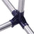 Adjustable Garment Rack - Stainless Steel - Silver - Middle Rail Design