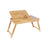 Adjustable Laptop Table - Bamboo - Natural - Folding with Drawer