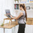 Adjustable Laptop Table - Bamboo - Natural - Folding with Drawer