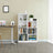 3-Tier Bookcase - White - Wooden