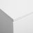 Floor Cabinet - Engineered Wood - White - Double Door with Adjustable Shelves and Buffer Hinges
