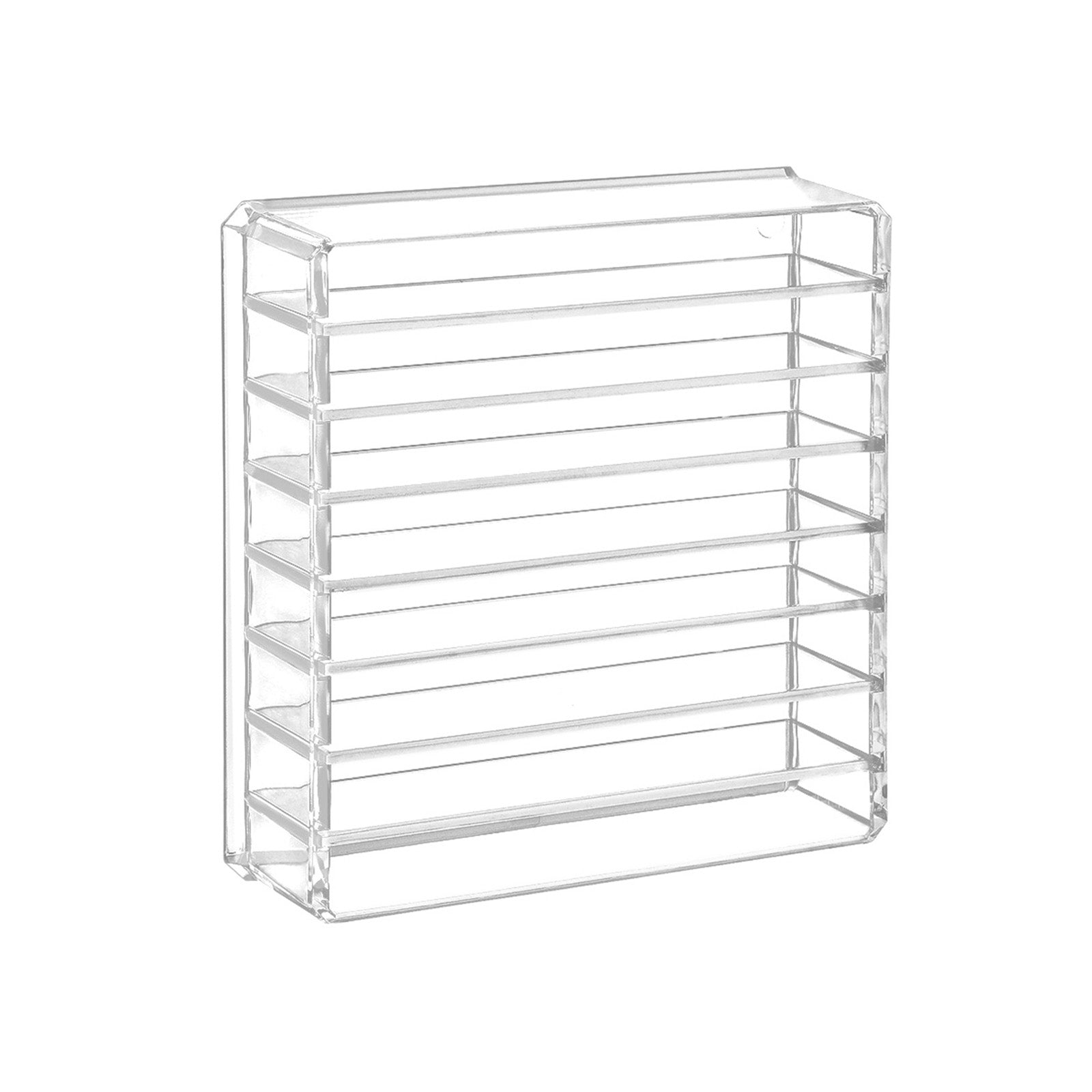 Makeup Organiser - 7 Adjustable Shelves - Acrylic - Transparent - Transparent Design for Easy Viewing