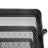 Rolling Cart - Metal - Black - 3-Tier with Height Adjustable Shelves and Brakes