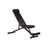 Adjustable Foldable Weight Bench - Steel - Black and Red - Tilting Backrest and Seat