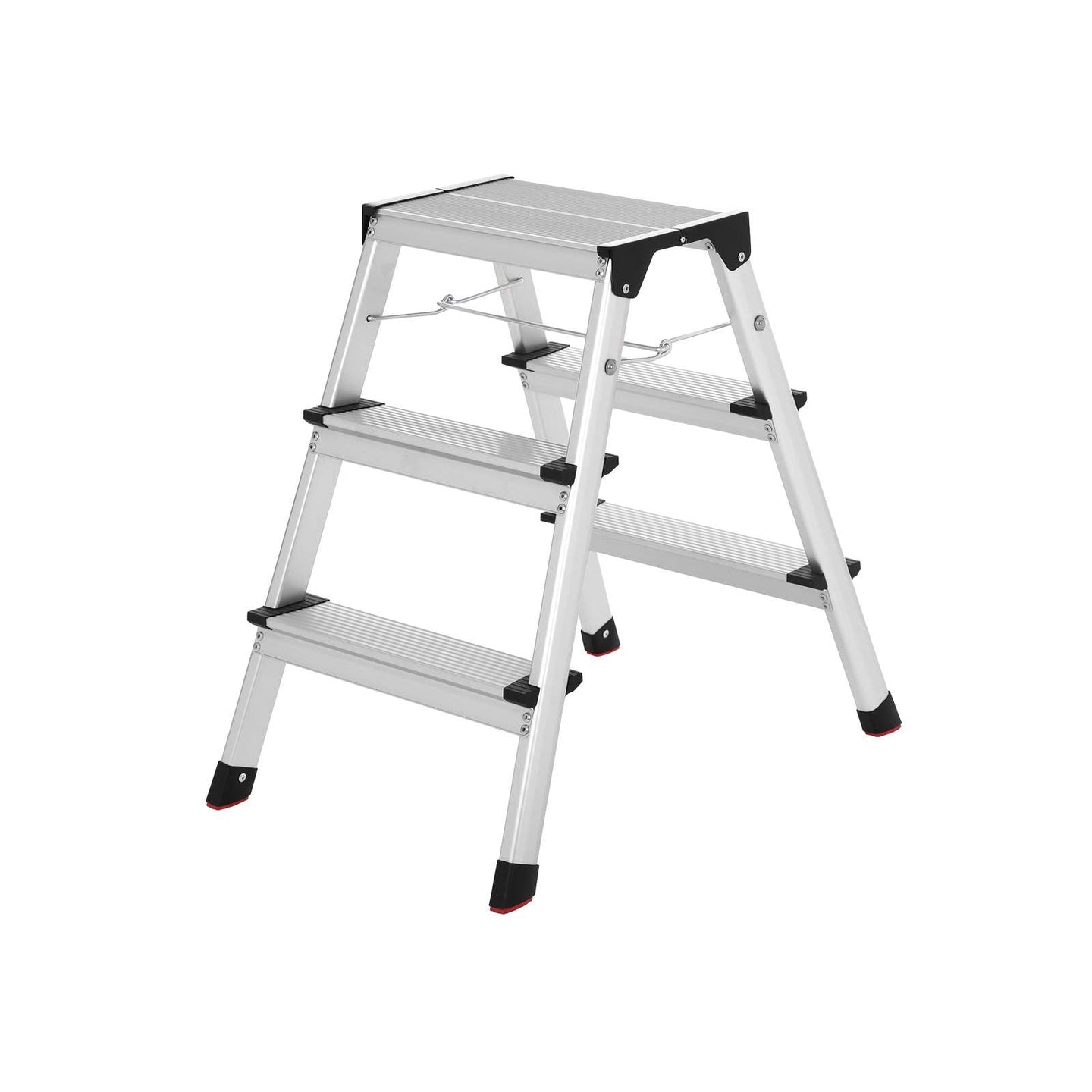 Folding Step Ladder - Aluminum - Lightweight