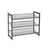 Shoe Rack - Metal Mesh - Black - Angle Adjustable