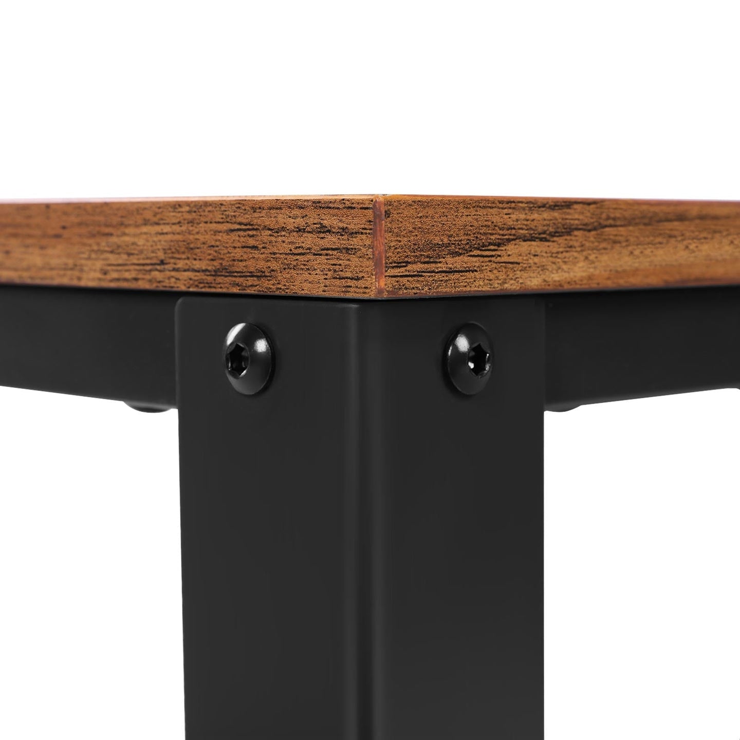 Coffee Table - Wood - Rustic Brown - Spacious and Functional Surface