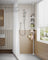 Bathroom Corner Shelf - plastic sprayed steel tube + PP plastic