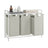 Laundry Basket - MDF and Steel - White