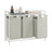Laundry Basket - MDF and Steel - White