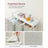 Laundry Basket - MDF and Steel - White