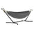 Hammock - Metal and Cotton - Black Stand